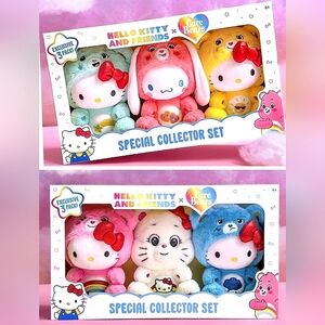 💖 Hello Kitty 50th Anniversary Care Bear Collab Plushies LAST SET